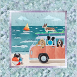 McKenna Ryan Quilt Kits - Beach Bums - 26^ x 26^, Seaside