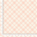 Timeless Treasures - Til The Cows Come Home - Bias Plaid, Blush