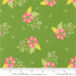 Moda - Strawberry Lemonade - Carnation Floral, Fresh Grass