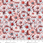 Henry Glass - Scarlet's Treasure - Daisies, Red