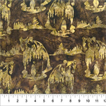 Northcott - Banyan Batik Wild Country - Bear, Coffee