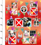 3 Wishes - Back To The Farm - 36^ Barnyard Friends Panel, Multi