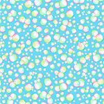 Quilting Treasures - Little Ones - Bubbles, Blue
