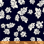 Windham - Low County Indigo - Tossed Flowers, Navy