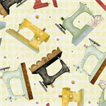 3 Wishes - Shop Hopping  - Sewing Machine Toss, Yellow