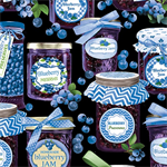 Kanvas Studio - Blueberry Hill - Blueberry Delight, Black