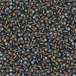 P & B Textiles - Novella - Antiqued Vine, Navy