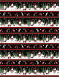 Wilmington Prints - Snowy Gnomies - Stripe, Multi