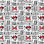 Camelot - Minnie Mouse - Dreaming in Dots - Mouse Motifs, Black/White