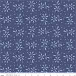 Riley Blake - Sewing Seeds III - Daisy Eyelet Toss, Blue