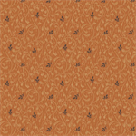 Marcus Fabrics - Garden Getaway - Scroll Drops, Orange