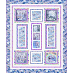 Quilting Treasures Pattern - Frame to Frame - Using Unicorn Mystique Collection