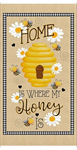 Timeless Treasures - Home is Where My Honey Is - 24^ Panel, Beige