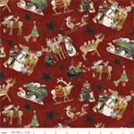 Riley Blake - Northern Christmas - Main Print, Red
