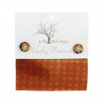 Wooly Charms - Burnt Orange - 5^ Squares