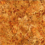 Hoffman Califorina - Bali Batik 2022 - Foliage, Curry