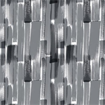 Quilting Treasures - Blissful Blooms - Paint Strokes, Gray/Black