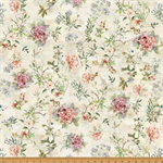 Hoffman California - Nestiing Hour - Flowers, Cream
