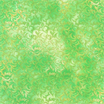 Robert Kaufman - Mixed Metallics - Gold Metallic Swirls, Sprout