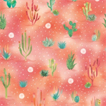 Maywood Studio - Desert Dreams - Cactus Landscape, Coral