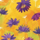 Clothworks - Good Vibes - Water Lilies, Gold