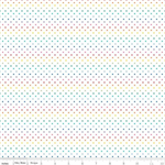 Riley Blake - Basic - Swiss Dot, Rainbow