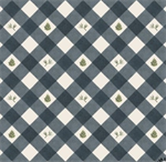 P & B Textiles - Lodge Life - Pinecone Plaid, Slate Blue