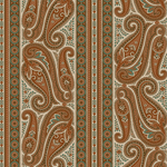 Marcus Fabrics - Cedar Shake - Stripe, Brick