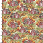 3 Wishes - Autumn Days - Scenic Barns, Multi
