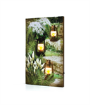 Lighted Canvas - Mossy Steps