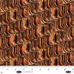 Blank Quilting - Spurs & Spirit - Cowboy Boots, Brown