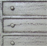 SHELF - 2 DRAWER PLATE W/PEGS - WHITE/BROWN