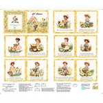 Quilting Treasures - Lil Farmers - 36^ Book Panel, Multi