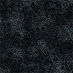 Clothworks - 108^ Laurel Burch Digital - Swirl, Dark Gray