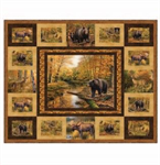 Northcott - Digital Quilt Top - Based on Wilderness - Naturescapes collection