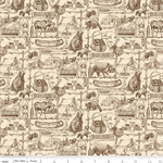 Riley Blake - Pine Grove - Outlines, Putty