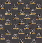 Fabric Traditions - NFL - Pittsburgh Steelers, Black