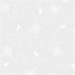 P & B Textiles - Ramblings By The Sea - Nautical Navigation, White on White