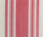 Dunroven House - Homespun - Farmhouse Stripe, Red/Natural