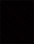 Wilmington Prints - Essential Pindots, Red on Black
