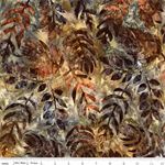 Riley Blake - Expressions Batiks: Floral Reflections - Mocha, Chestnut