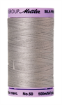 Mettler Thread - Silk-Finish 100% Cotton - 547 yds; 50 Wt. Ash Mist