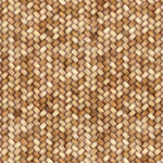 Quilting Treasures - Cotton Tails - Basket Weave, Light Brown