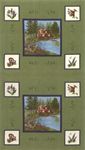 Moda - Lady Slipper Lodge - 24^ Panel, Light Green