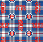 Fabric Traditions - MLB Fleece - Chicago Cubs, Blue/Red