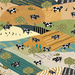 Blank Quilting - Highland Nature Walk - Cow Pasture, Amber