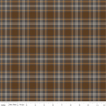 Riley Blake - Pine Grove - Plaid, Brown