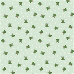 Riley Blake - Mistletoe & Holly - Mistle Scattered Bells, HintofMint