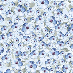 Michael Miller - Rosy - Petite Petals, Blue