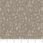 Figo Fabrics - Cozy Cubs - Snow Tracks, Brown